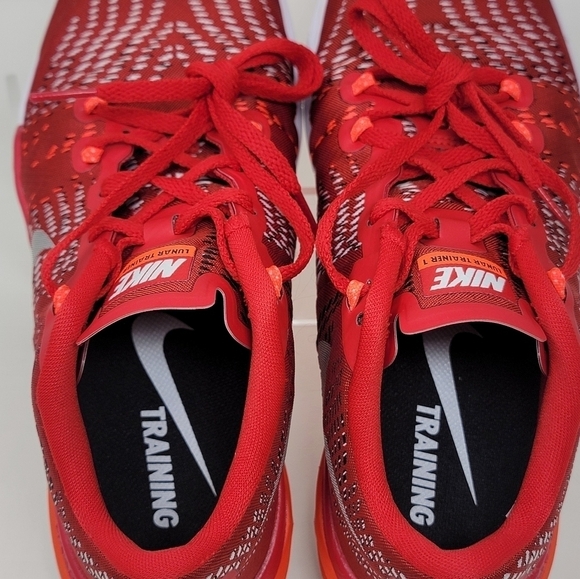 NIKE Lunar Trainer 1 Caldra Athletic Shoes Men\'s Size 6.5 Red/White 803879-616 main image 5